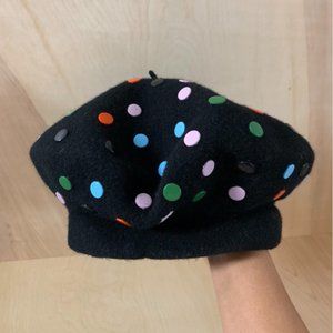 vintage girly chic french barrett hat colorful